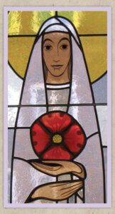 St. Clare stained glass window