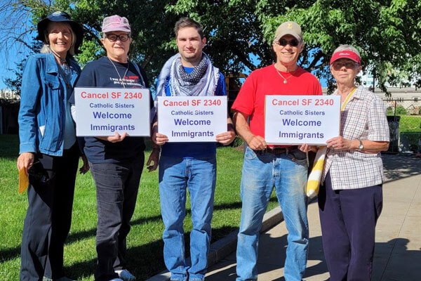 Sisters and Associates Show Support for Immigrants